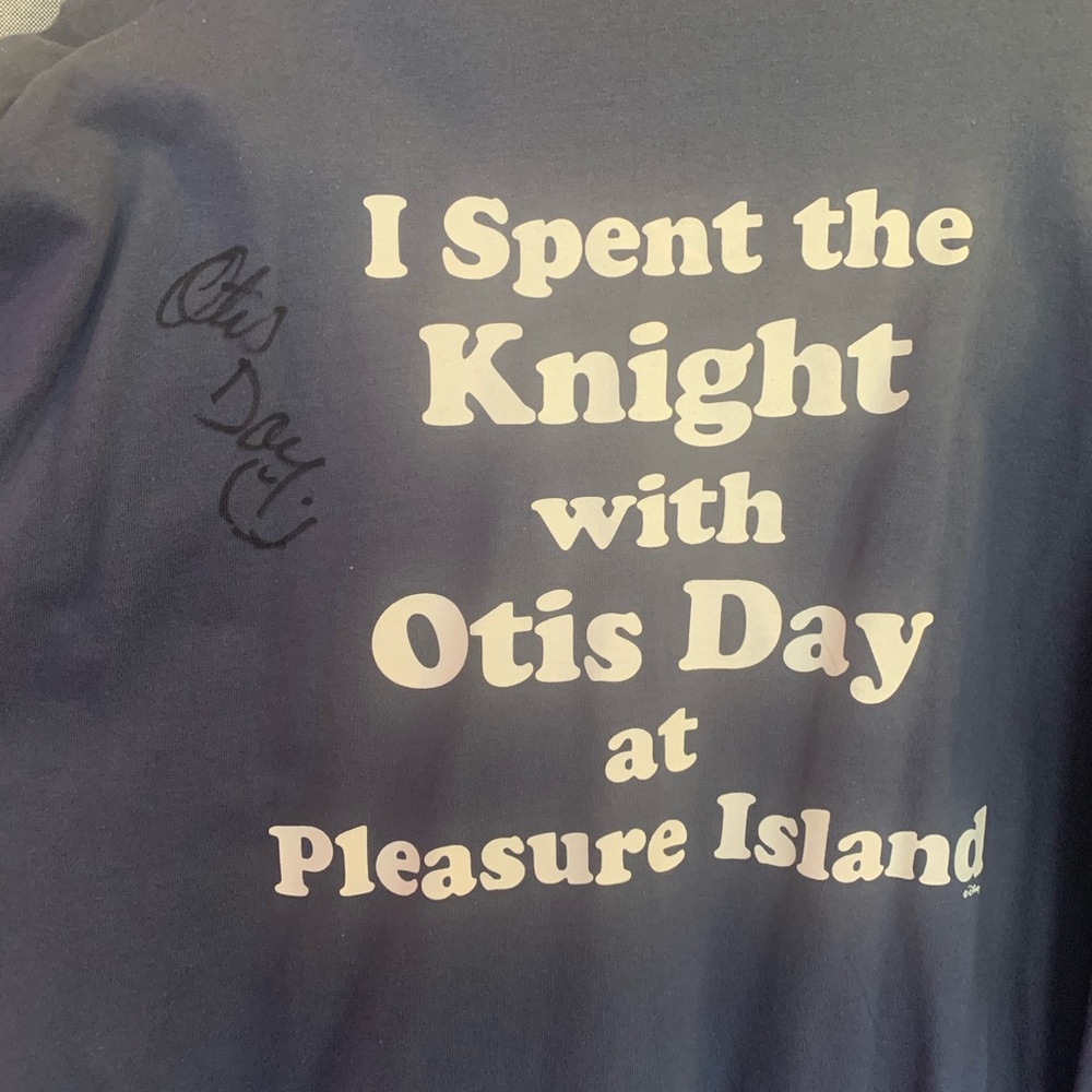 Otis Day signed t-shirt Otis Day and the Knights of Animal House fame